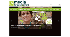 Desktop Screenshot of mediafordevelopment.org.uk