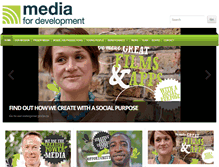 Tablet Screenshot of mediafordevelopment.org.uk